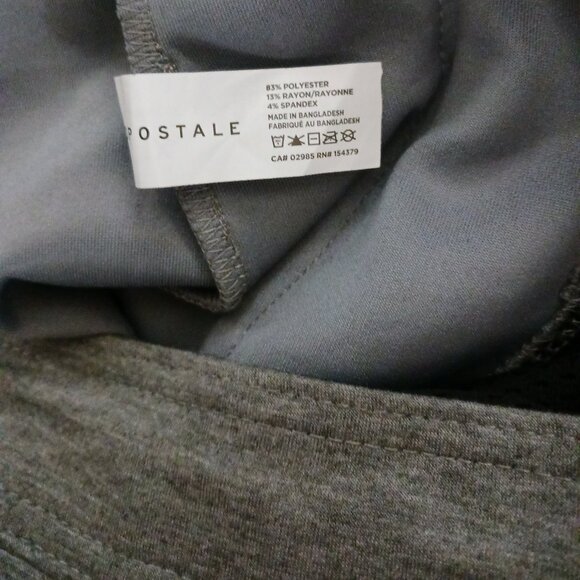 NWT Aeropostale Mens Jogger Pants Drawstring Waist Grey Size XL Zipper Pockets - Picture 7 of 12